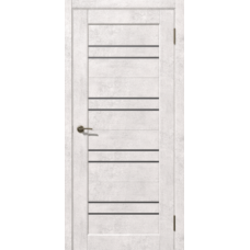 Дверь межкомнатная Дубрава Сибирь Рада НОВ ЛИНИЯ Бетон светлый, стекло графит